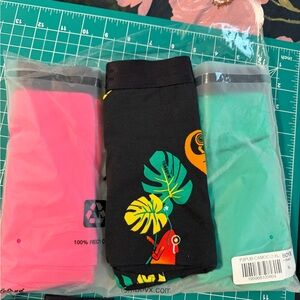 Colorful tropical tomboy X briefs